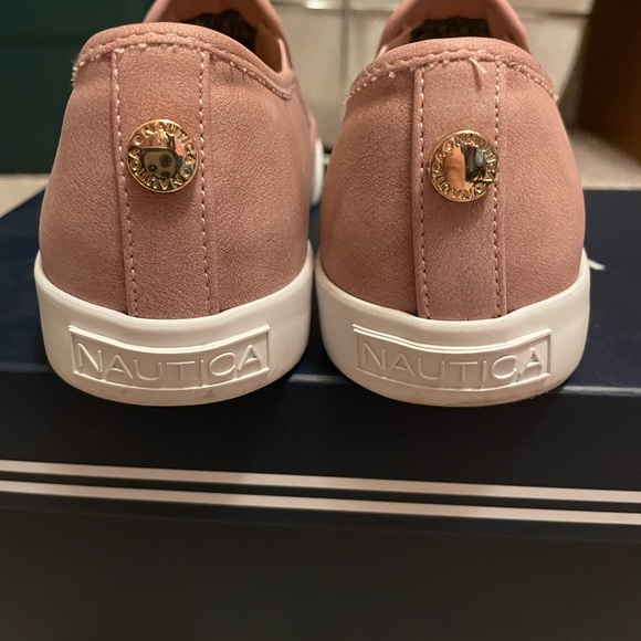 Shoes- slip on. Rose pink. Size 1 (fits a little big- like a kid 2). - Picture 2 of 4